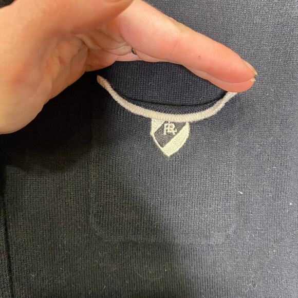 Vintage Ralph Lauren Polo Sport womens cashmere blend short sleeve preppy button - Picture 5 of 9